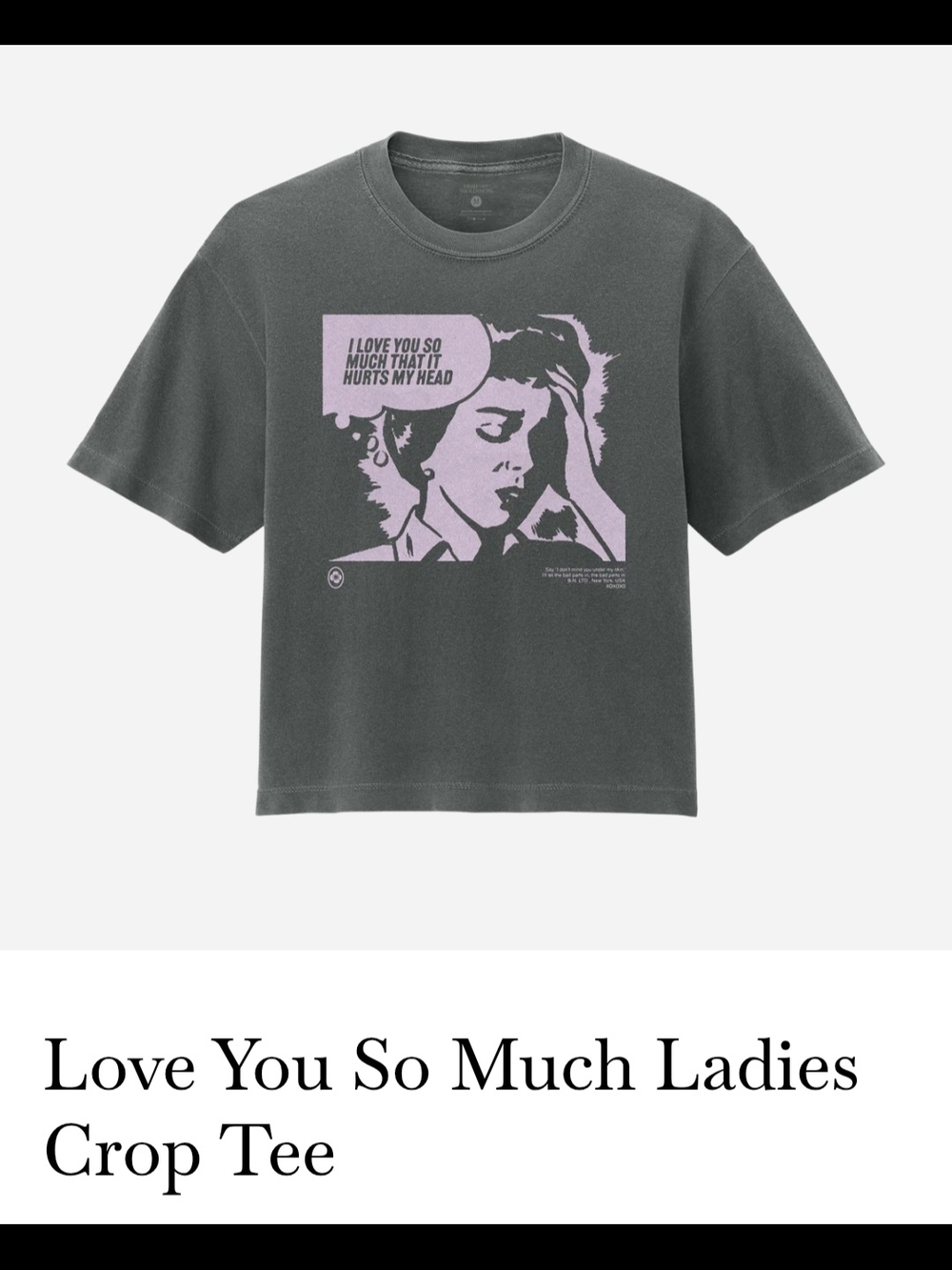 Brand New Band T Shirt Cropped Small